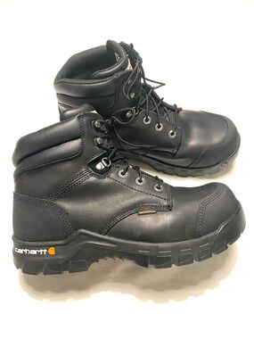 Carhartt CSA Waterproof Work Boots 6” Comp Toe Black Men’s 12 CMR6971